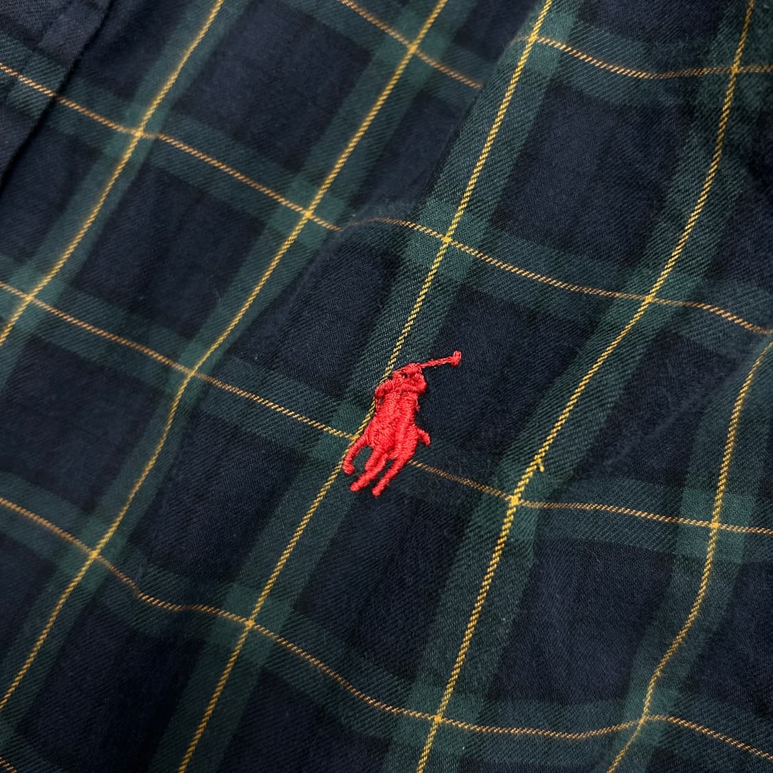 폴로 커스텀핏 타탄체크 셔츠(L) 상품이미지4