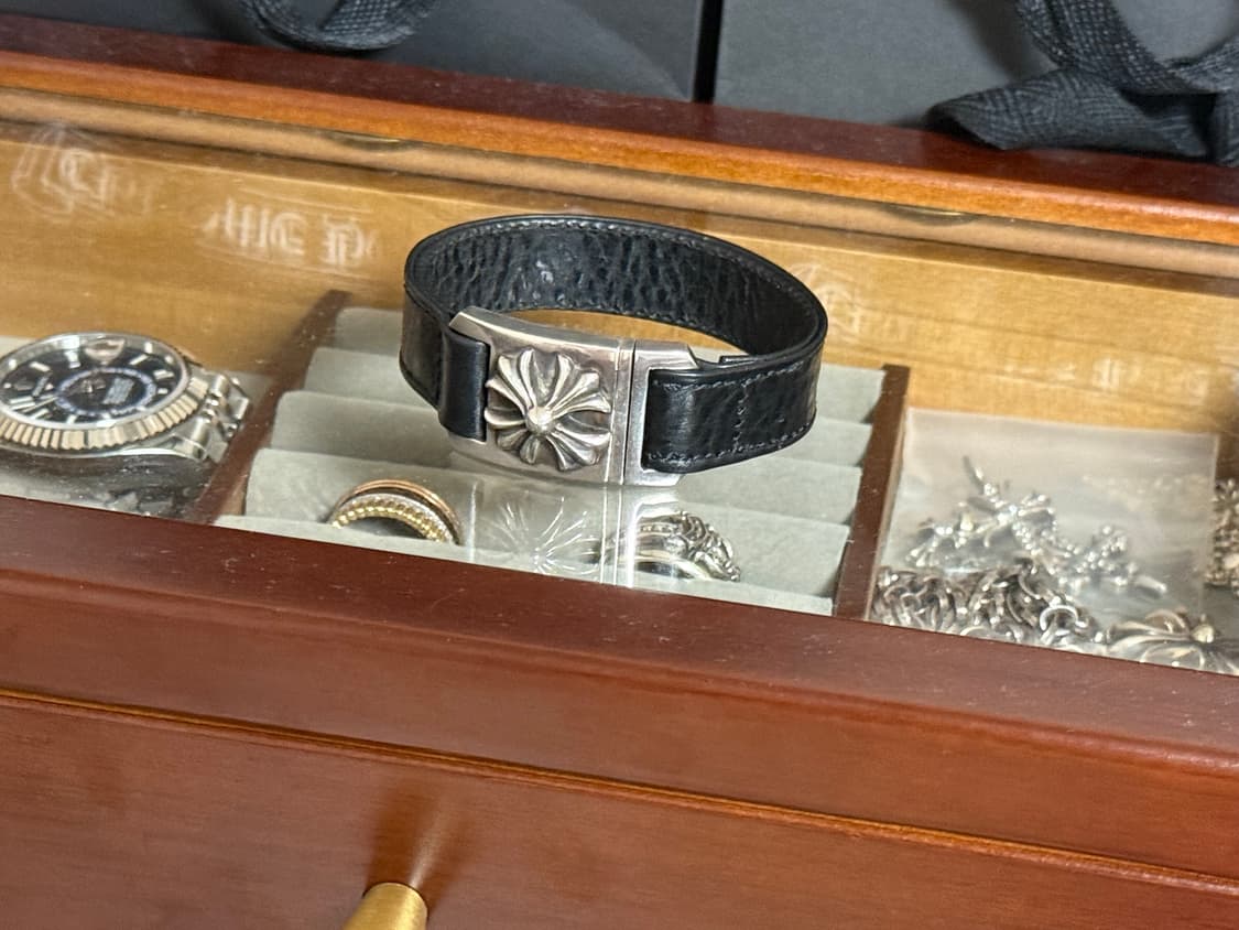 크롬하츠 가죽팔찌 상품이미지2