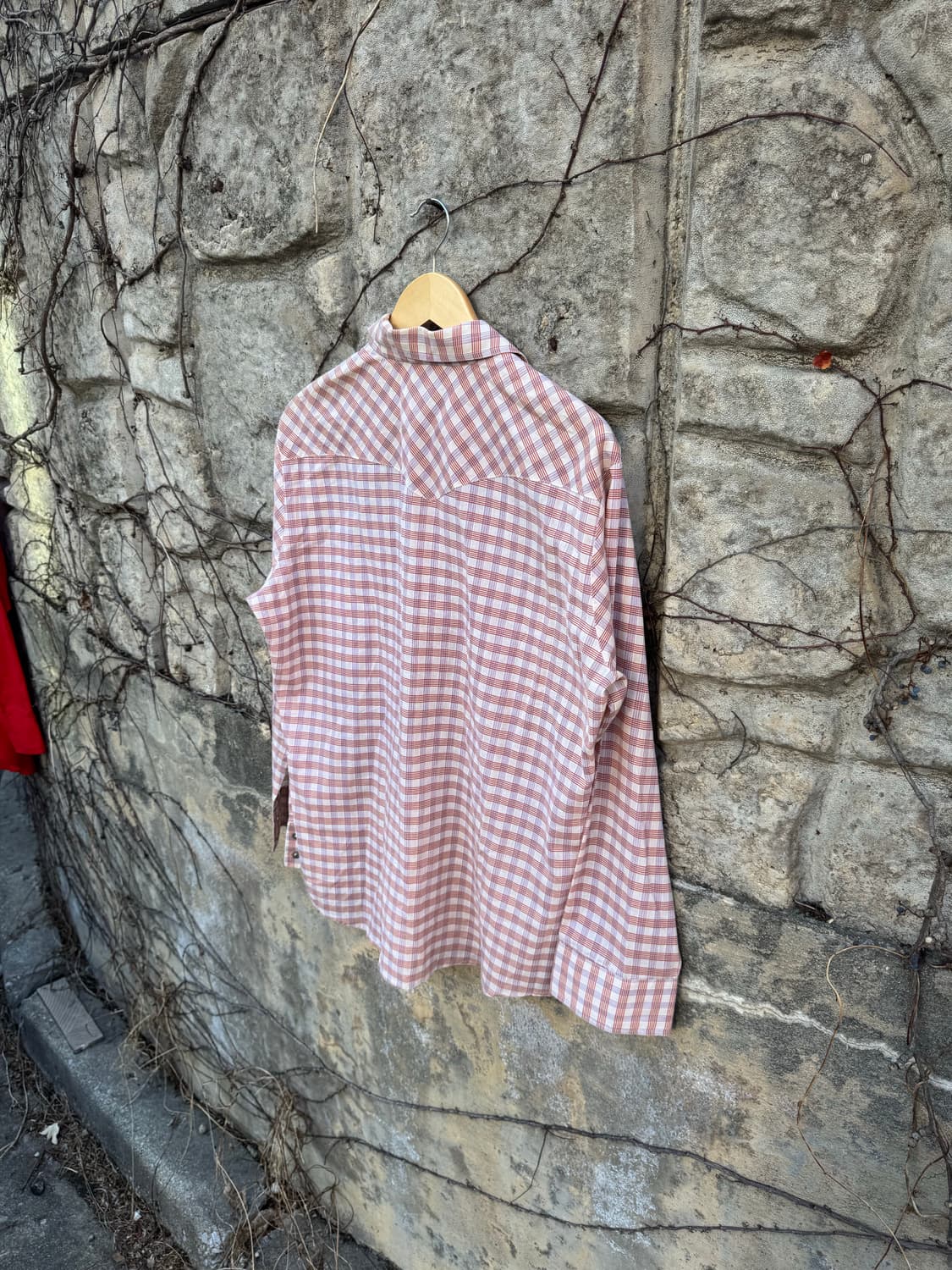 70~80s round-up usa 빈티지 체크 웨스턴 셔츠 105 상품이미지4