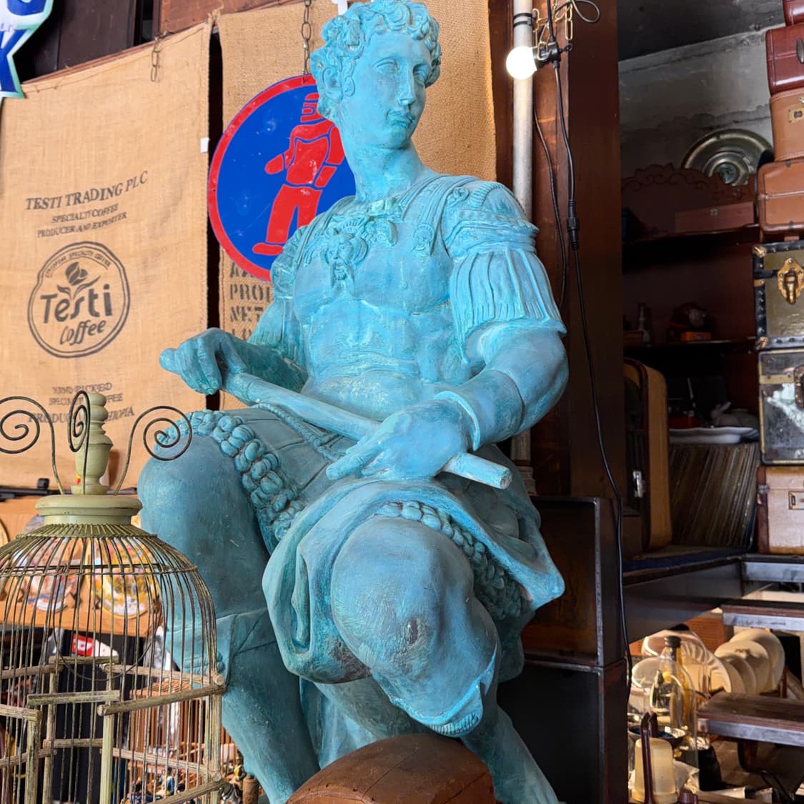 미켈란젤로 대형 레진 파티나 조각상 상품이미지1