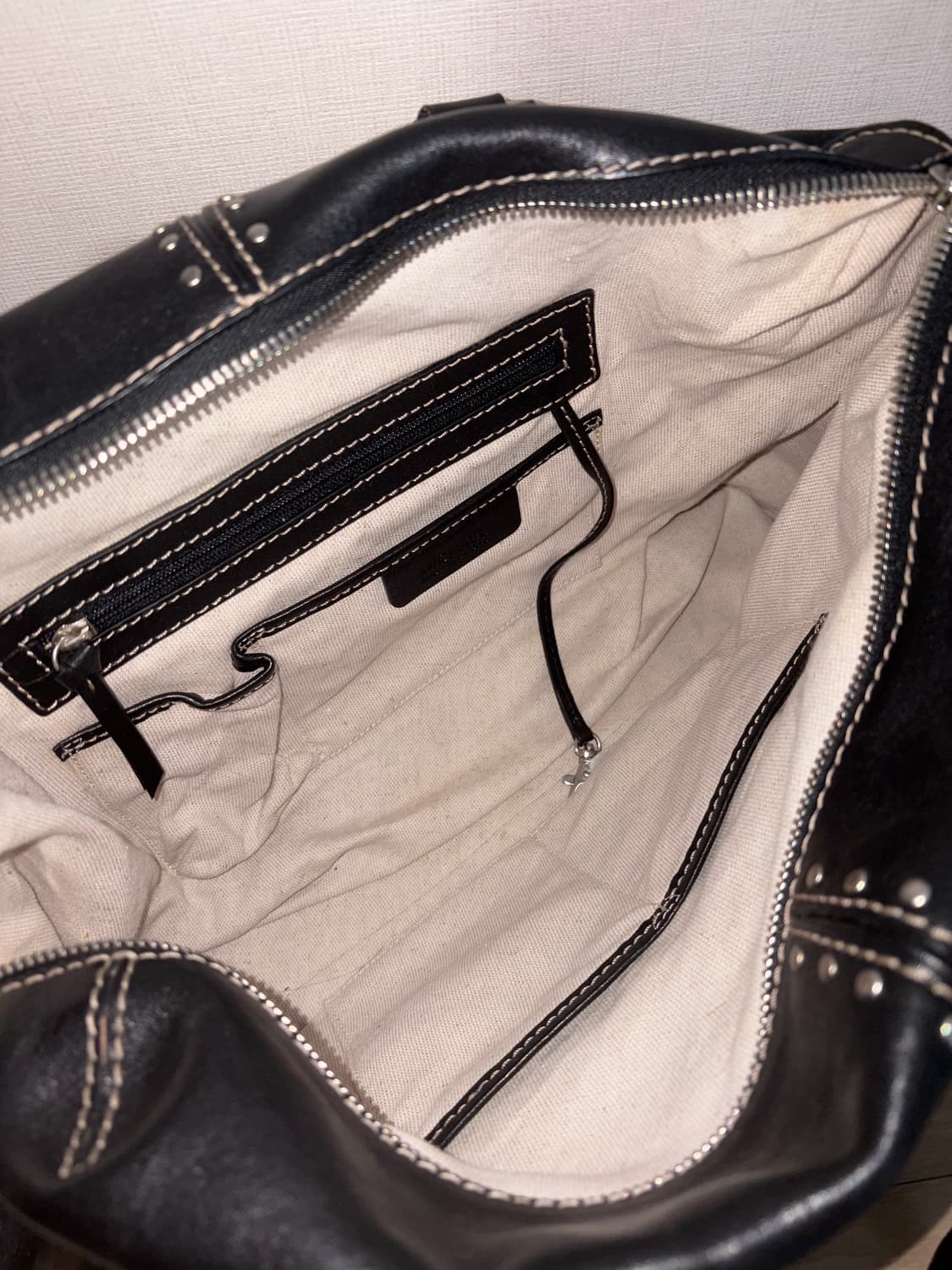 마이클코어스 y2k 스터드백 숄더백 빅 가죽 가방 상품이미지2