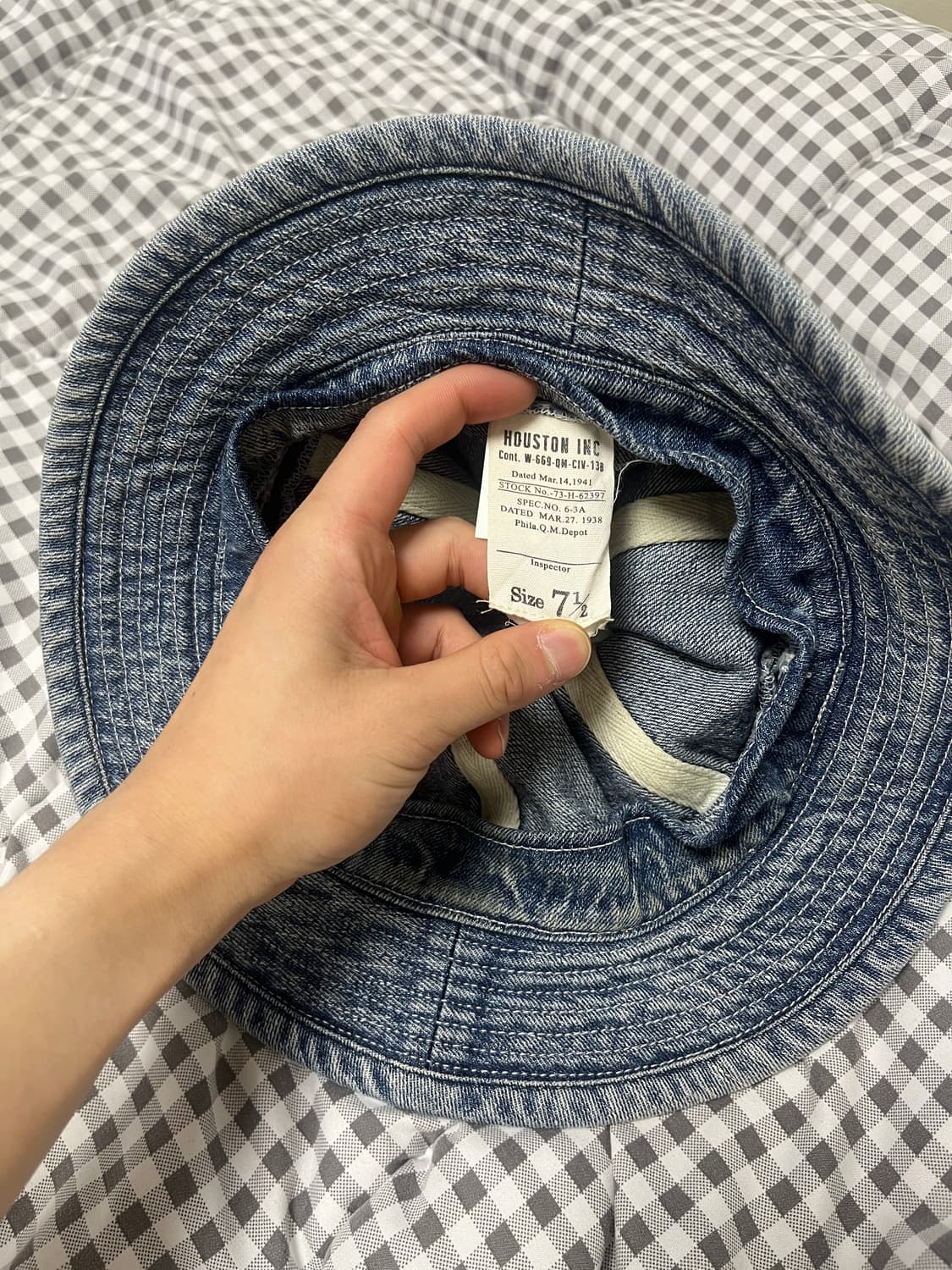 [휴스턴] HOUSTON 6677 Denim Army Hat - Indi 상품이미지3