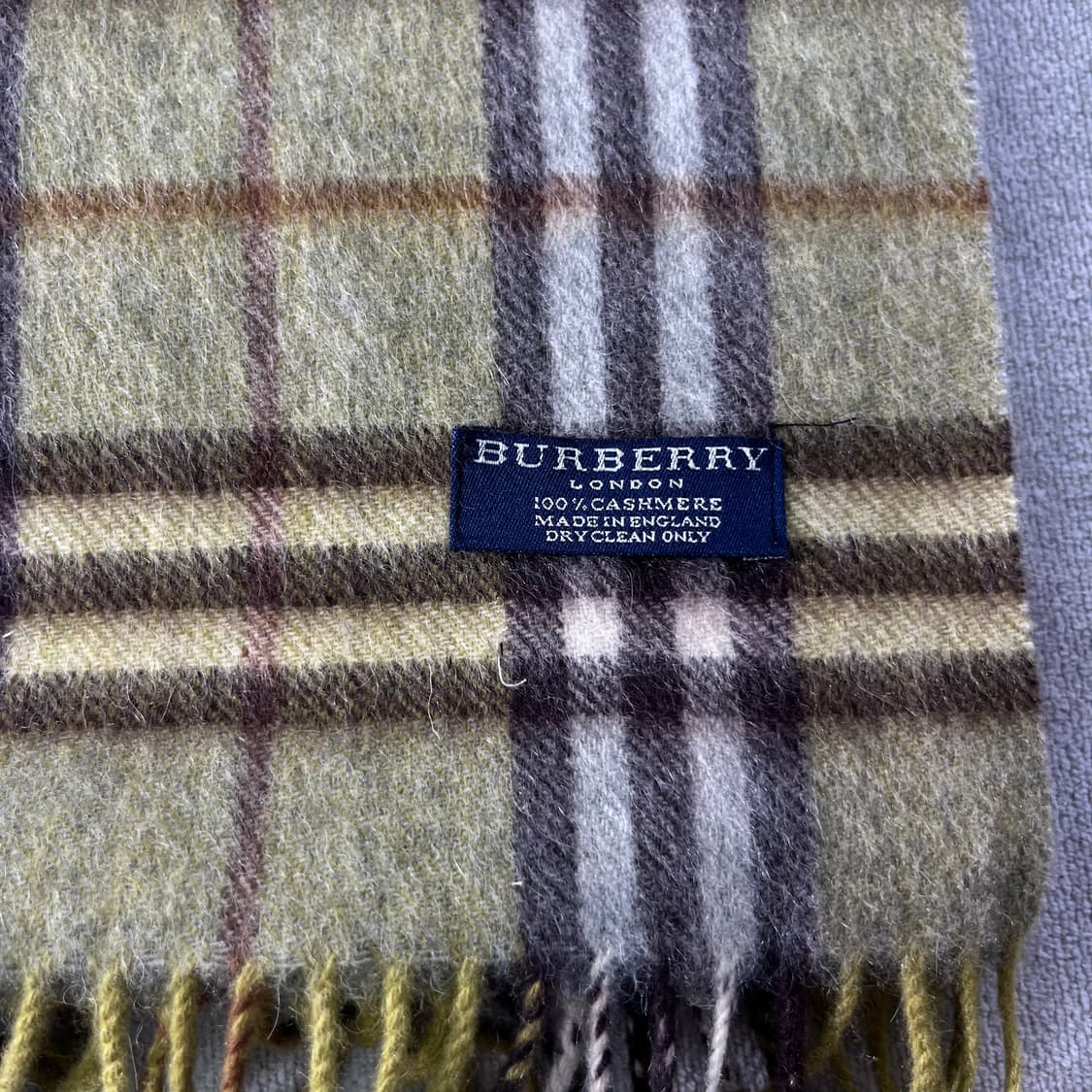 버버리 캐시미어 노바체크 머플러 상품이미지3