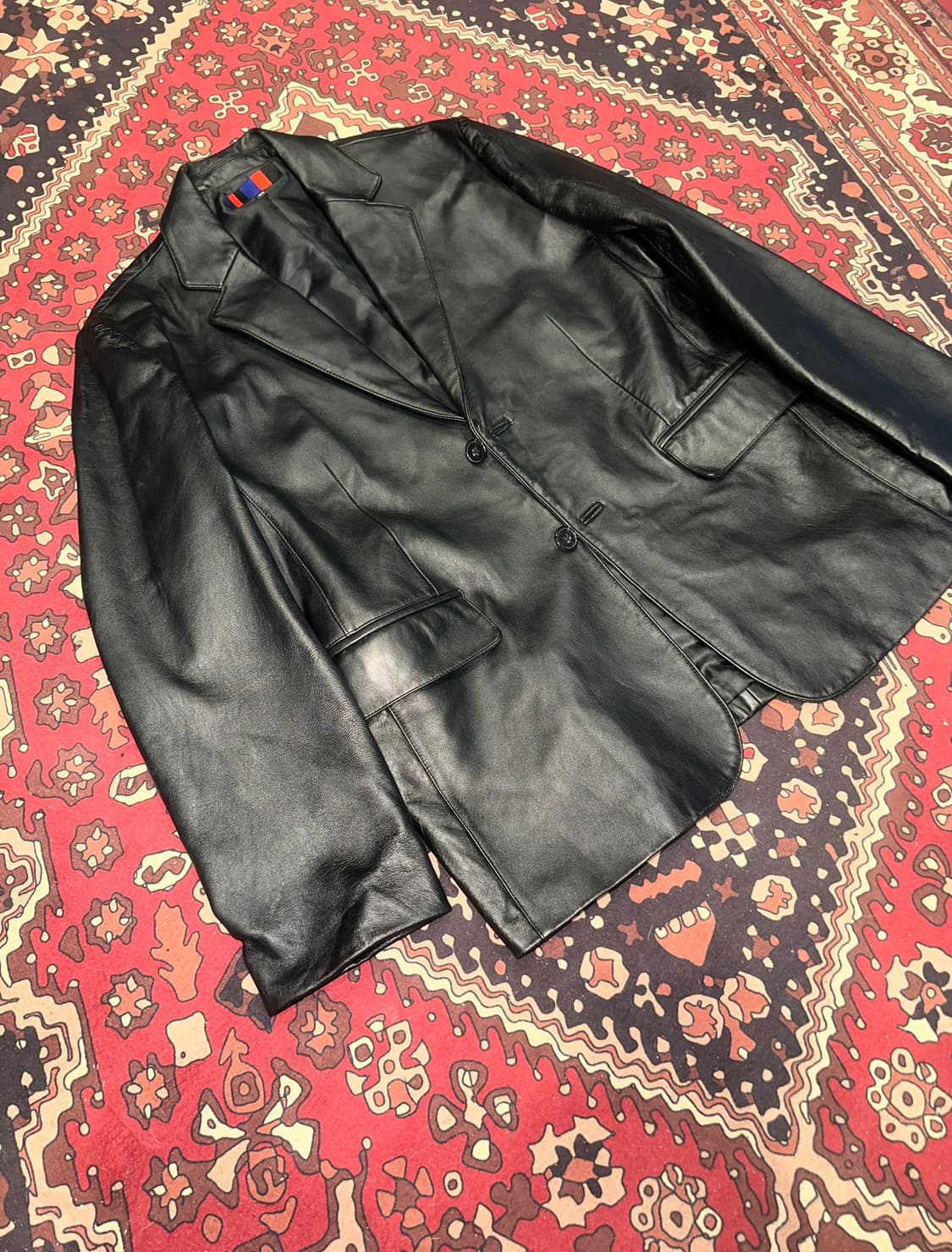 ( XL-2XL ) 가죽마이 블레이져 가죽코트 가죽카코트 레더자켓 상품이미지6