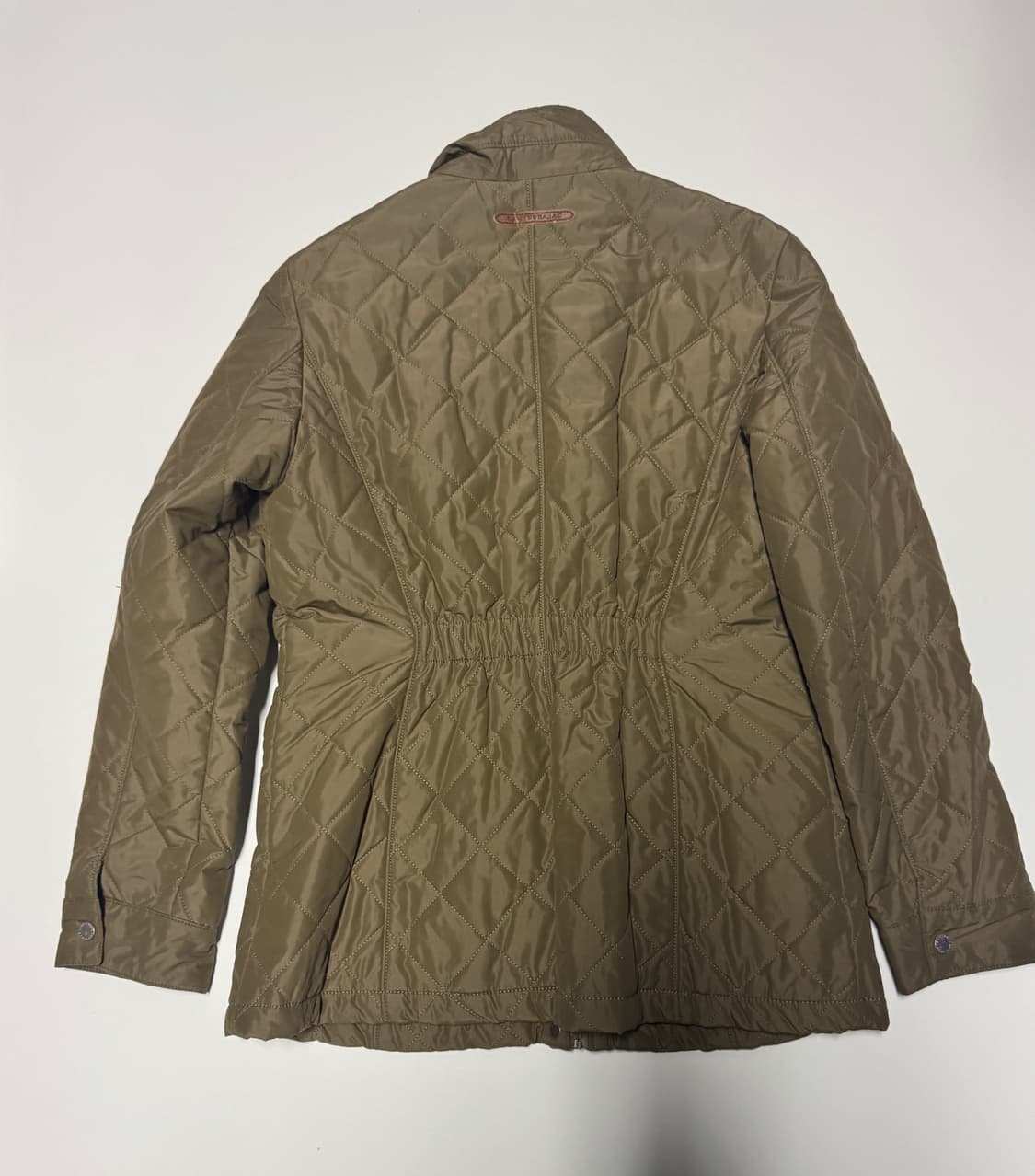 여성 까스텔바작 령량 퀄팅 자켓 M 올리브카키 상품이미지2