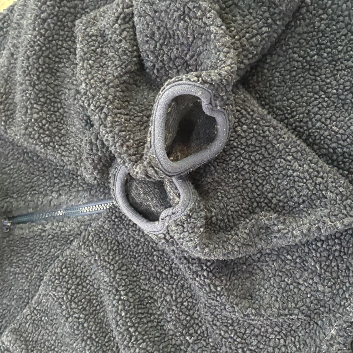 90s USA 콜롬비아 플리스 후리스 아노락 자켓 상품이미지4