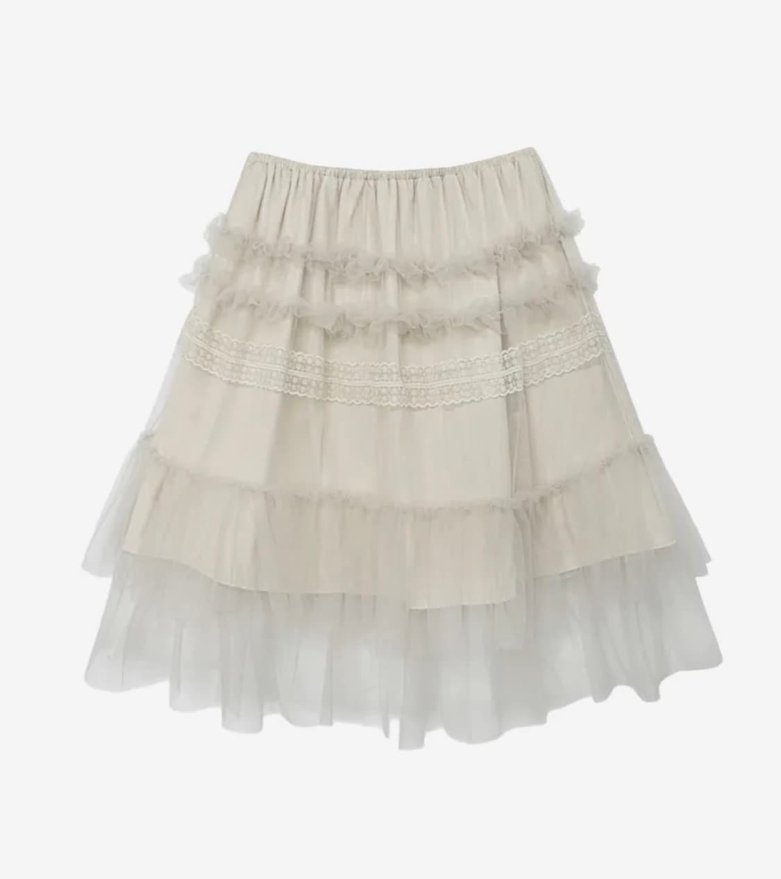 미레코 프릴 미디 스커트  상품이미지6