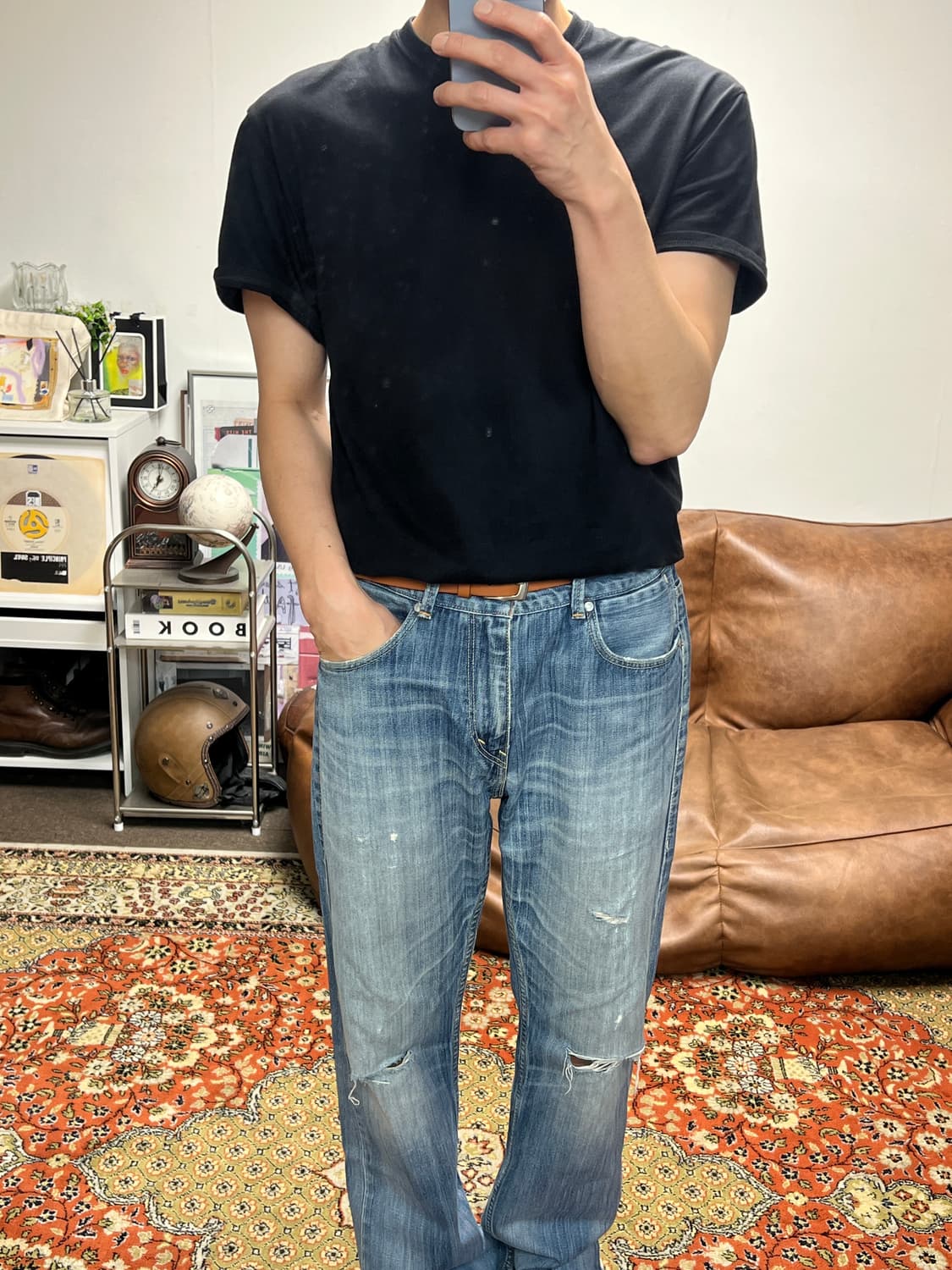 [34] LEVIS 리바이스 523 스트레이트 디스 데님팬츠 상품이미지3