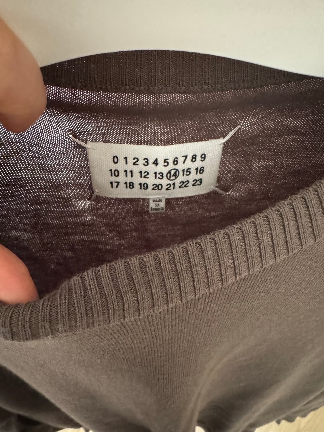 메종마르지엘라 엘보우 패치 니트 S 상품이미지3