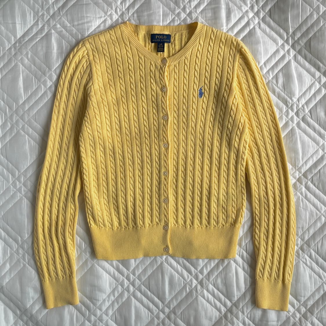 POLO RALPH LAUREN cotton cable cardigan 상품이미지4