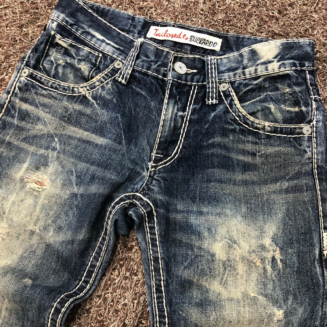 버커루 워싱 데님 팬츠 상품이미지2