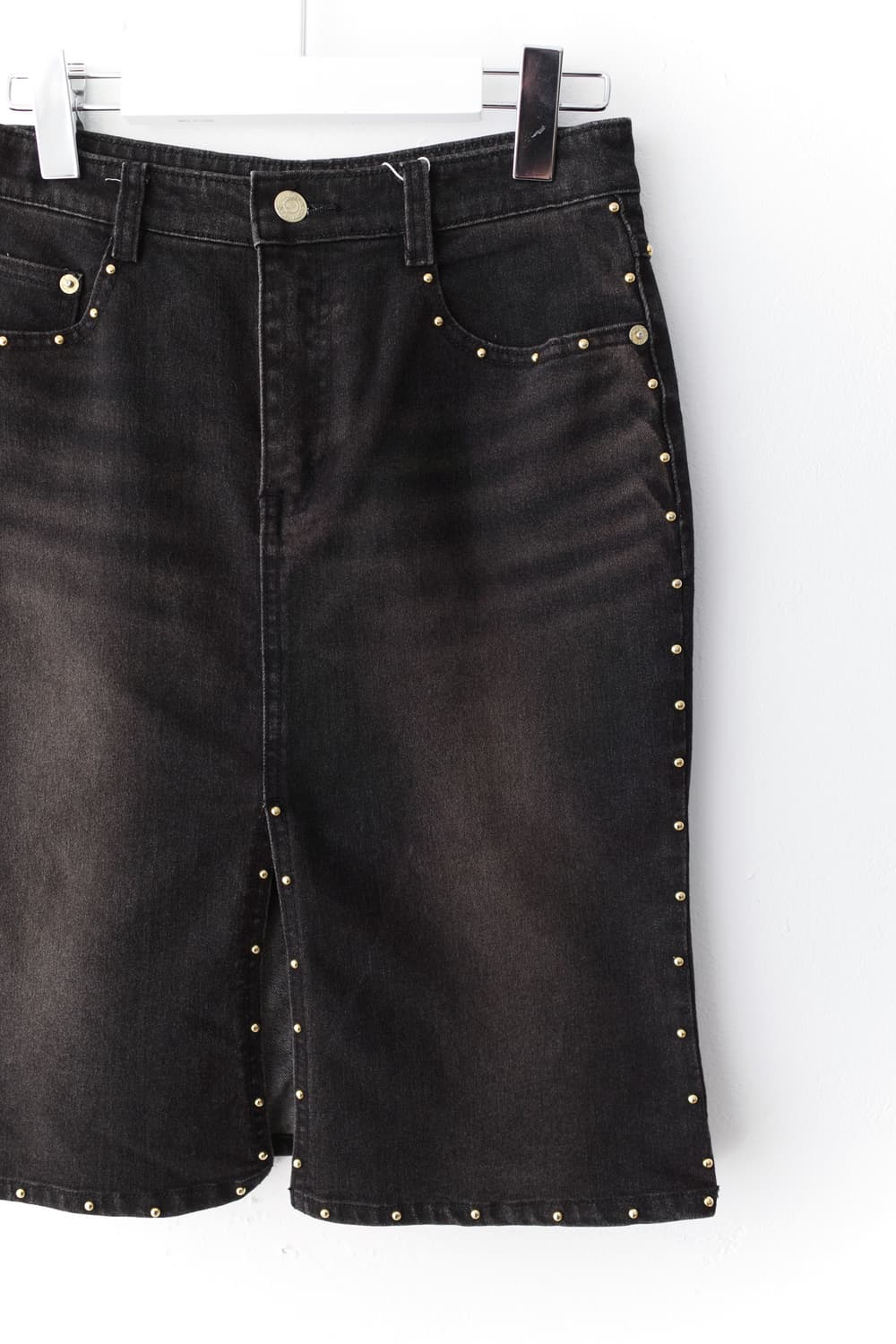 cecil mcbee) gold snap skirt  상품이미지3