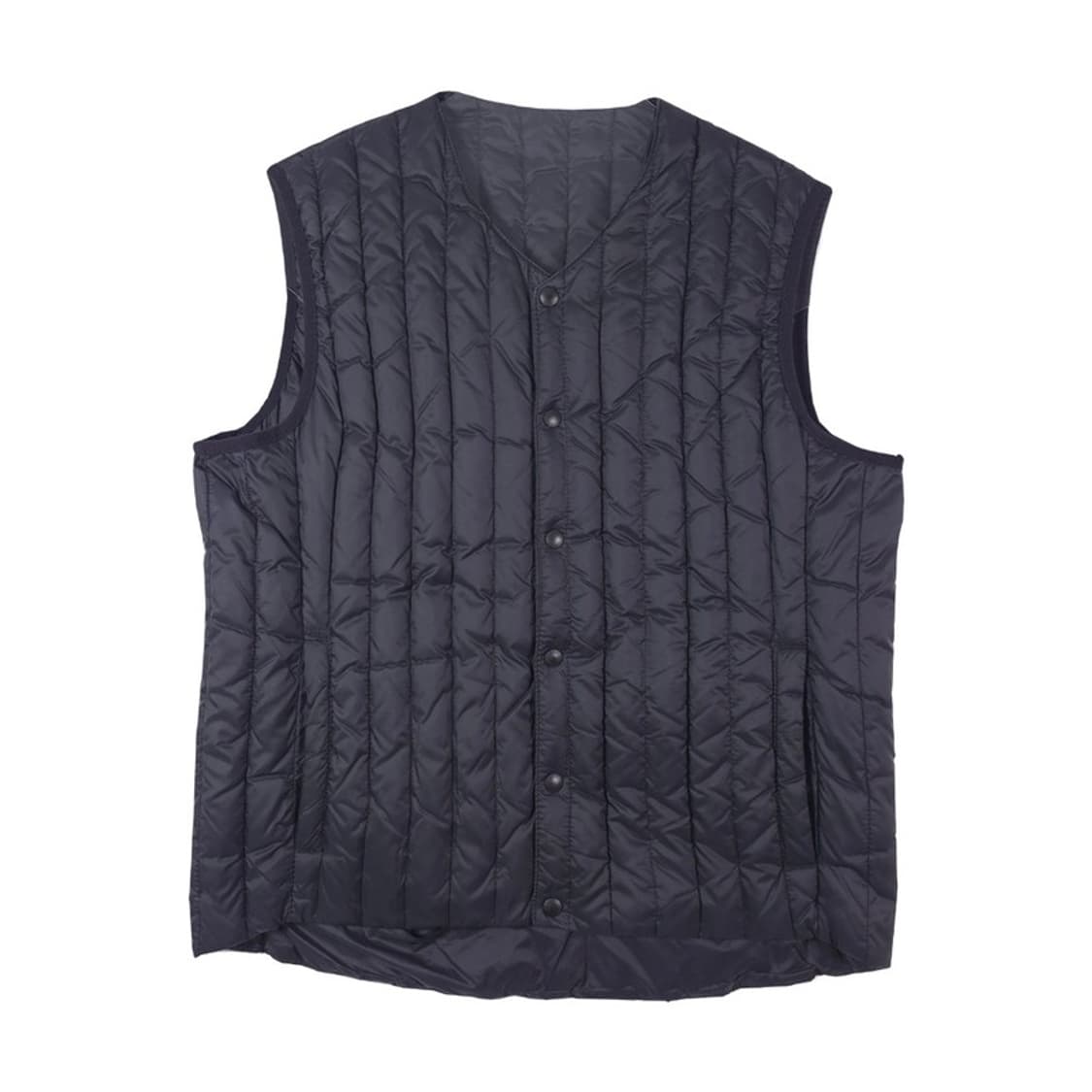 BON 구스다운 V넥 블랙 경량 패딩 베스트 상품이미지1