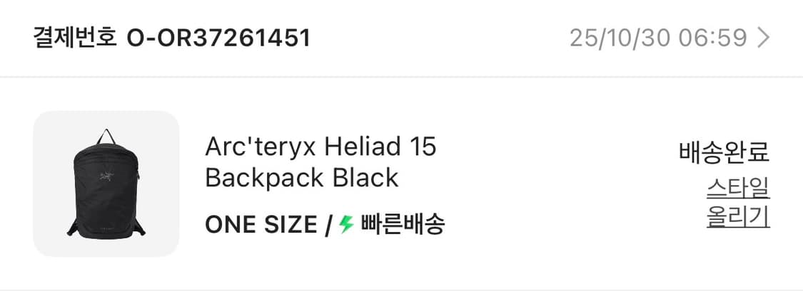 아크테릭스 헬리아드 백팩 상품이미지7