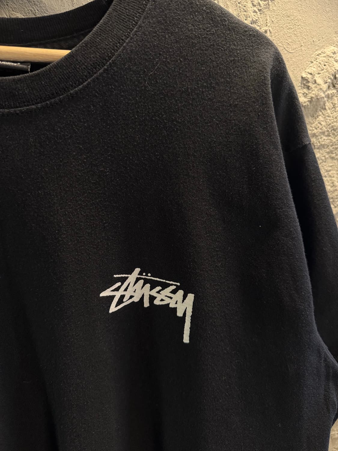 XL 스투시 STUSSY 오리지널 다이스 그래픽 로고 반팔 티셔츠 블랙 상품이미지6