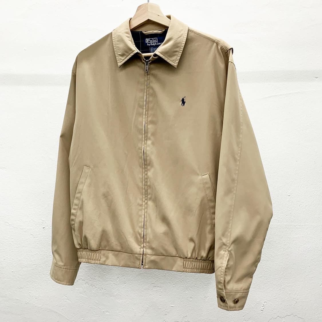 폴로 랄프로렌 베이지 폴리쉘 자켓 상품이미지1