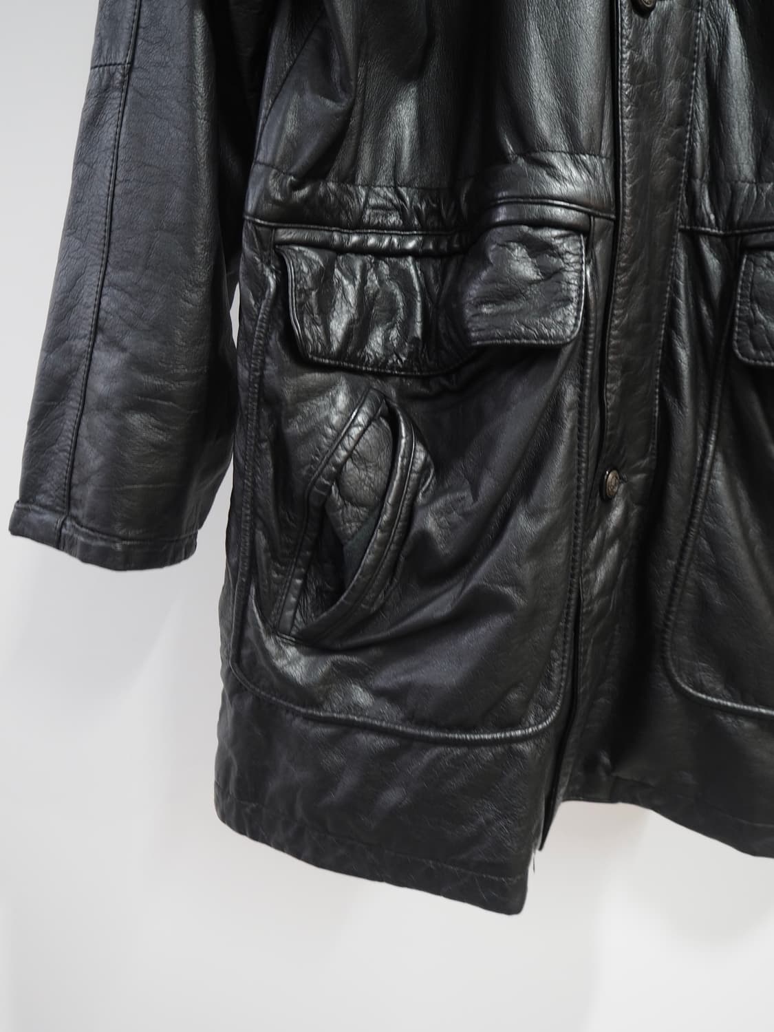 vintage cowskin car coat  상품이미지3