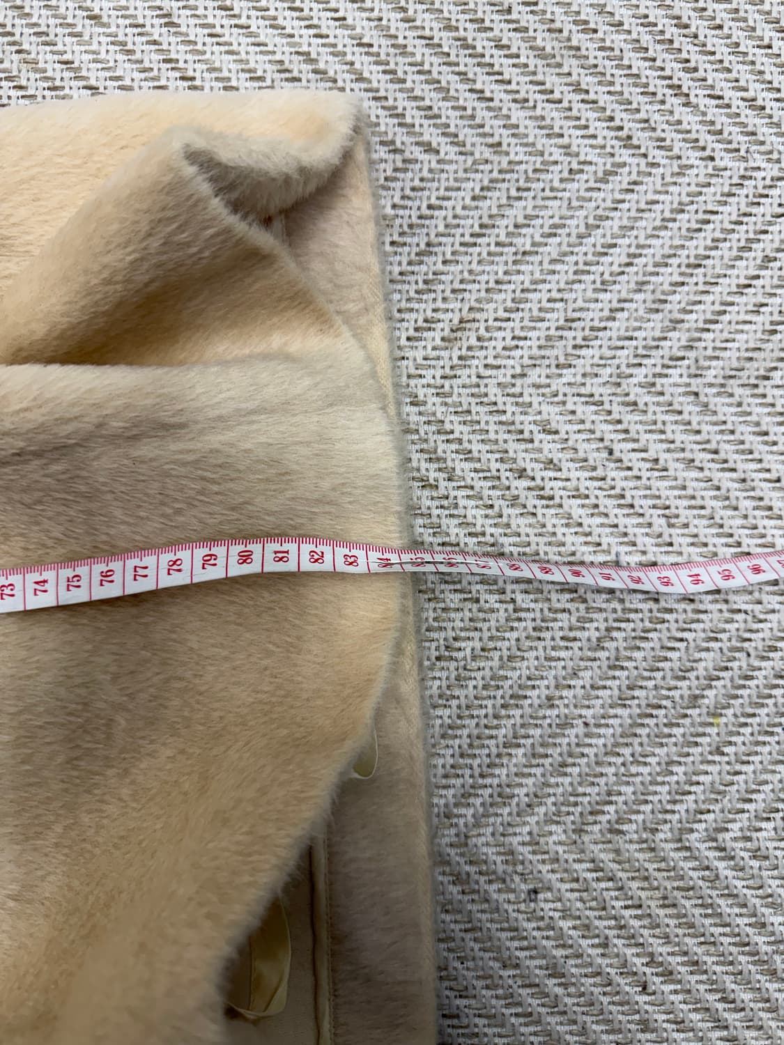 정품) 타임 루즈핏 양모 코트 아이보리 82 상품이미지8