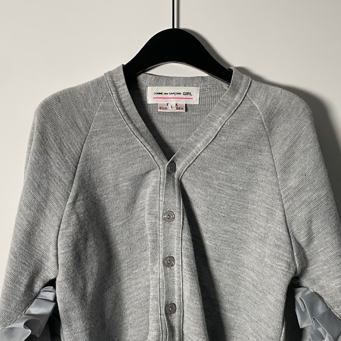 18ss 꼼데가르송 걸 아카이브 러플 가디건 (on.622)  상품이미지3