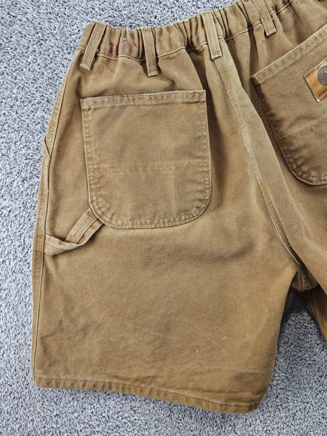 칼하트 밴딩 더블니 커스텀 워크 카펜터 반바지 (44추정) / 11491 상품이미지9