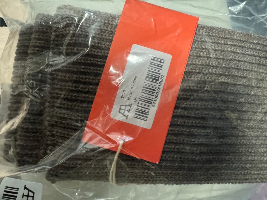 안데르센안데르센 머플러 natural taupe 새상품  상품이미지1