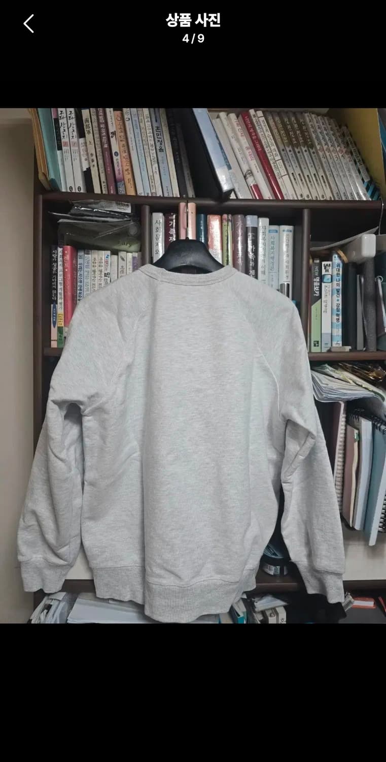 이코르 노스텔직 자수 스웻 맨투맨 100 상품이미지3