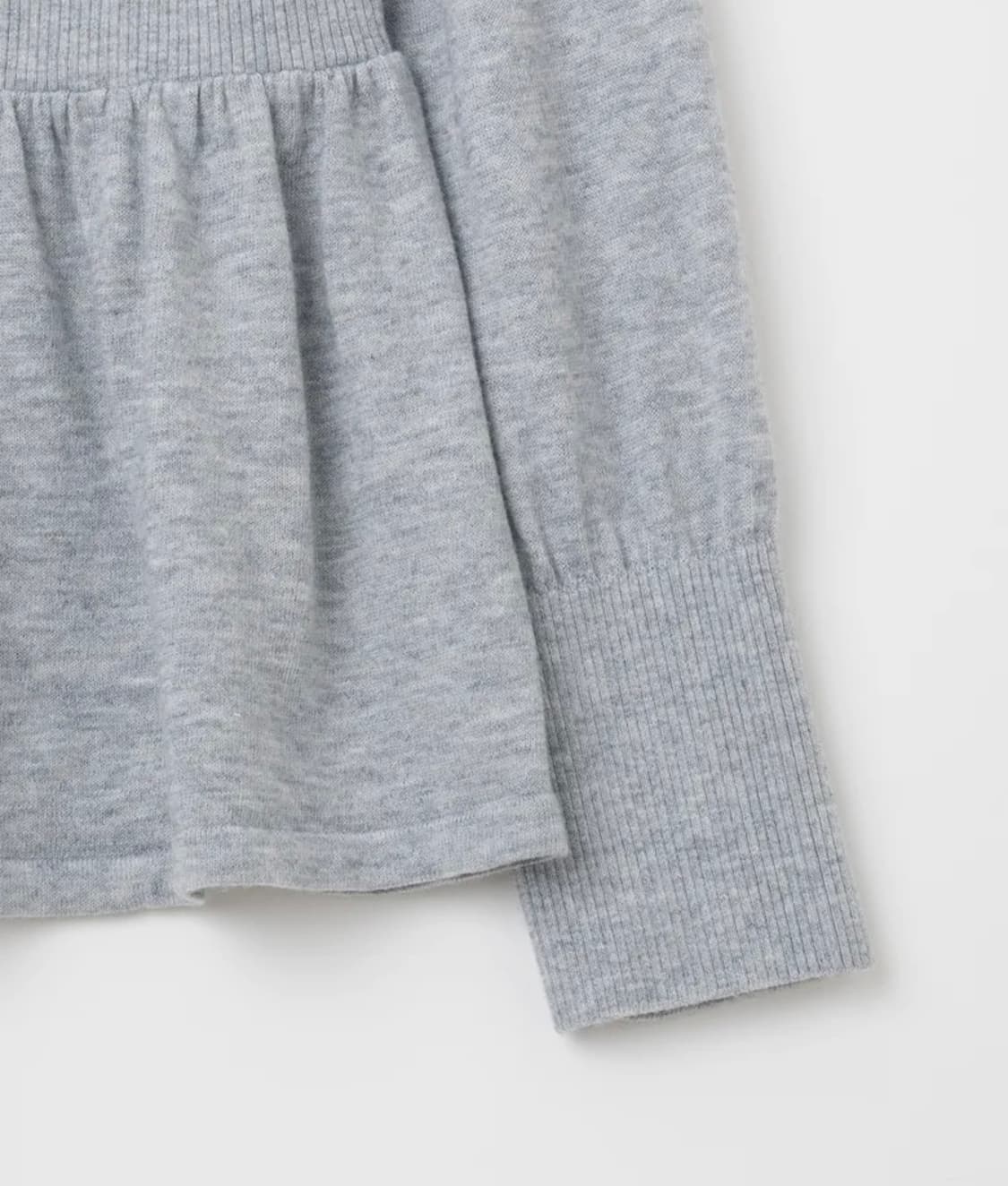 밀로우먼 Fake Button Zip-Up Cardigan Gray 상품이미지6