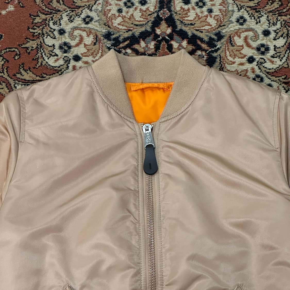 알파인더스트리 ma-1 자켓 베이지 (XS-S) 상품이미지3