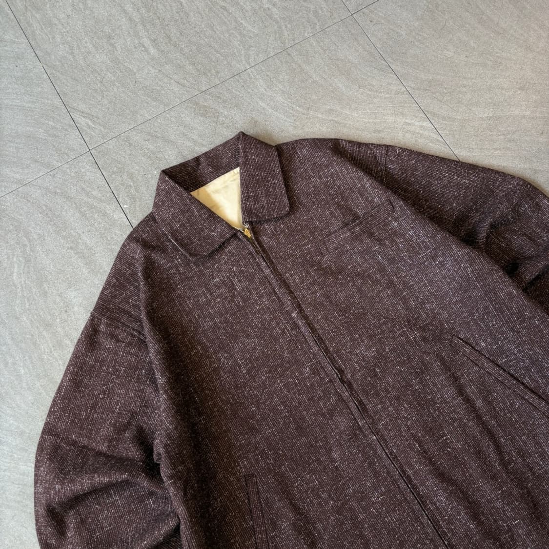 90s Vintage Nep Tweed work jacket 상품이미지2