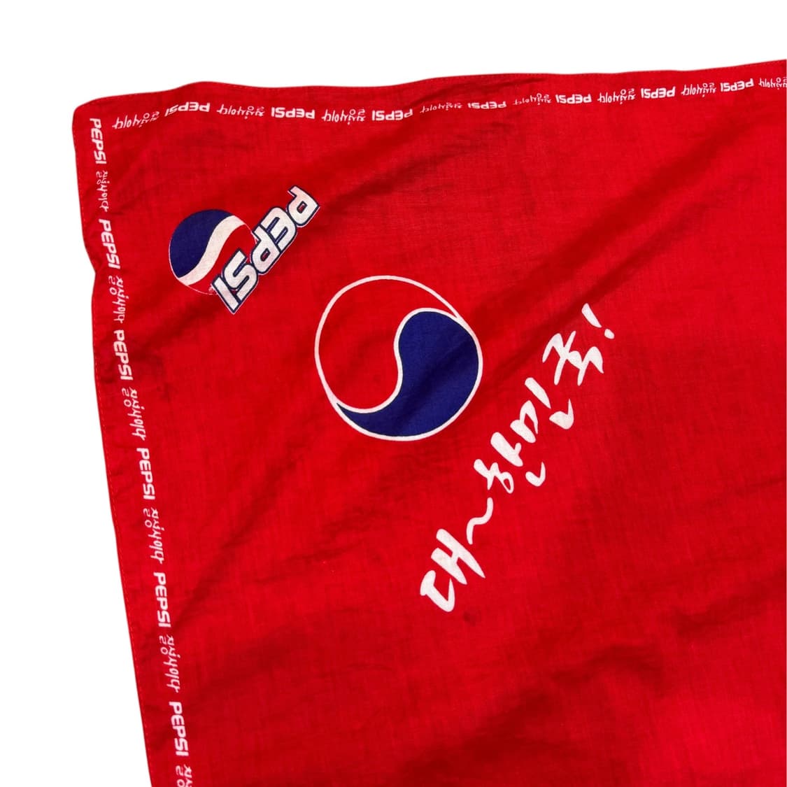 빈티지 붉은악마 x 칠성사이다 펩시 반다나  상품이미지2