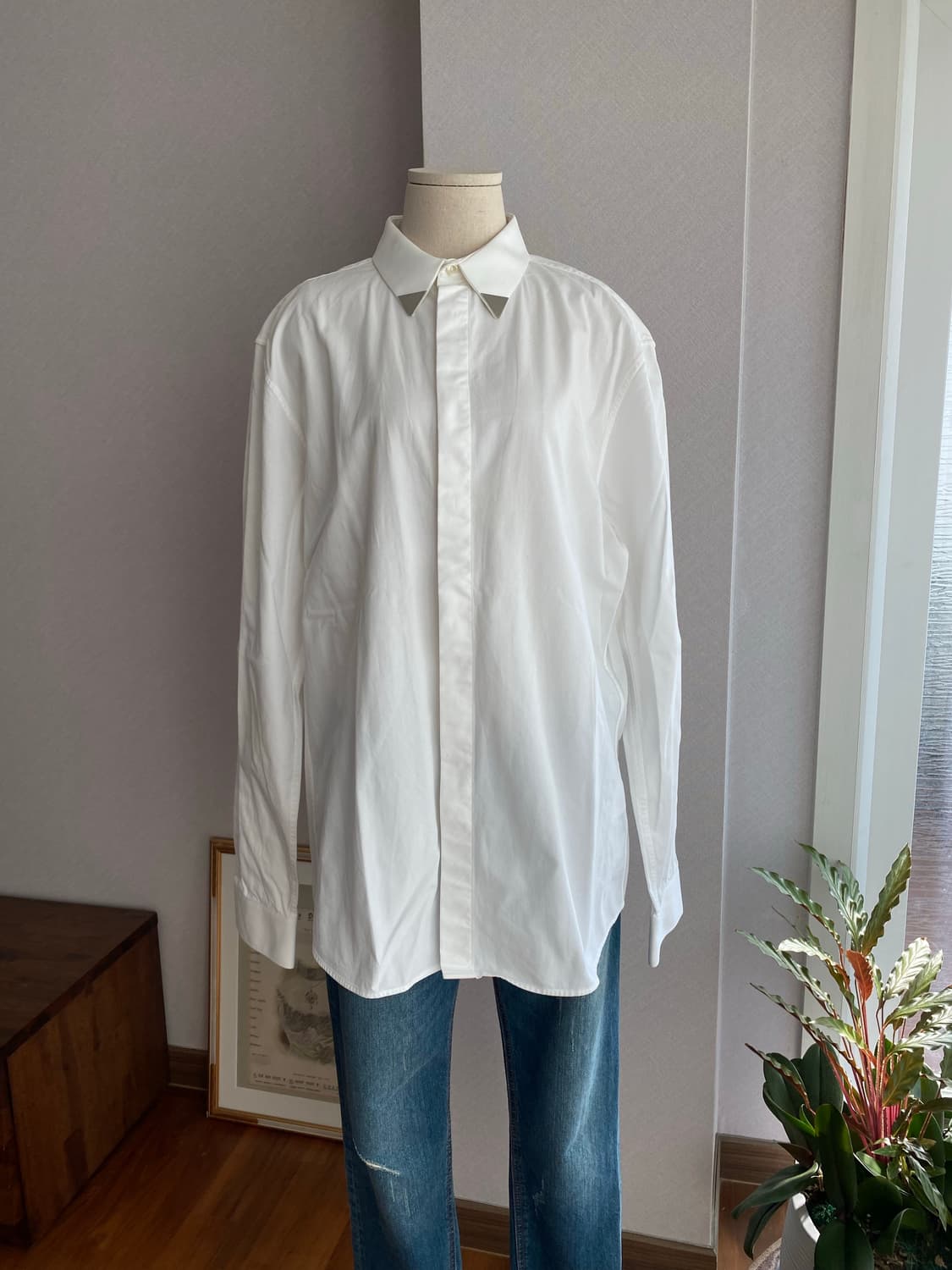 GIVENCHY 지방시 코튼 드레스셔츠(42) 상품이미지3