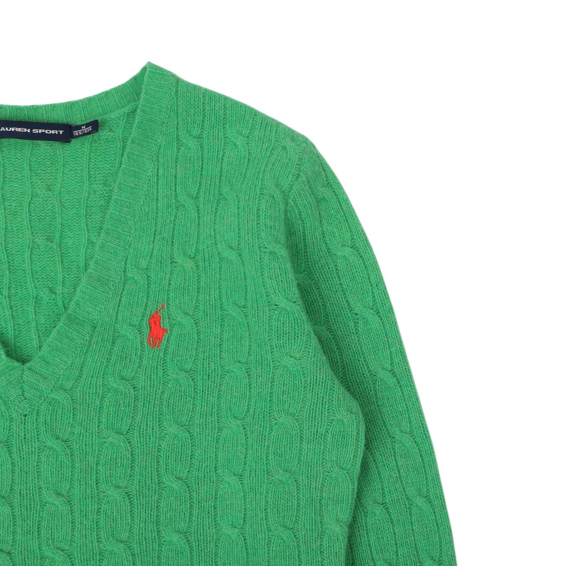 폴로 랄프로렌 그린 램스울 브이넥 니트 상품이미지3