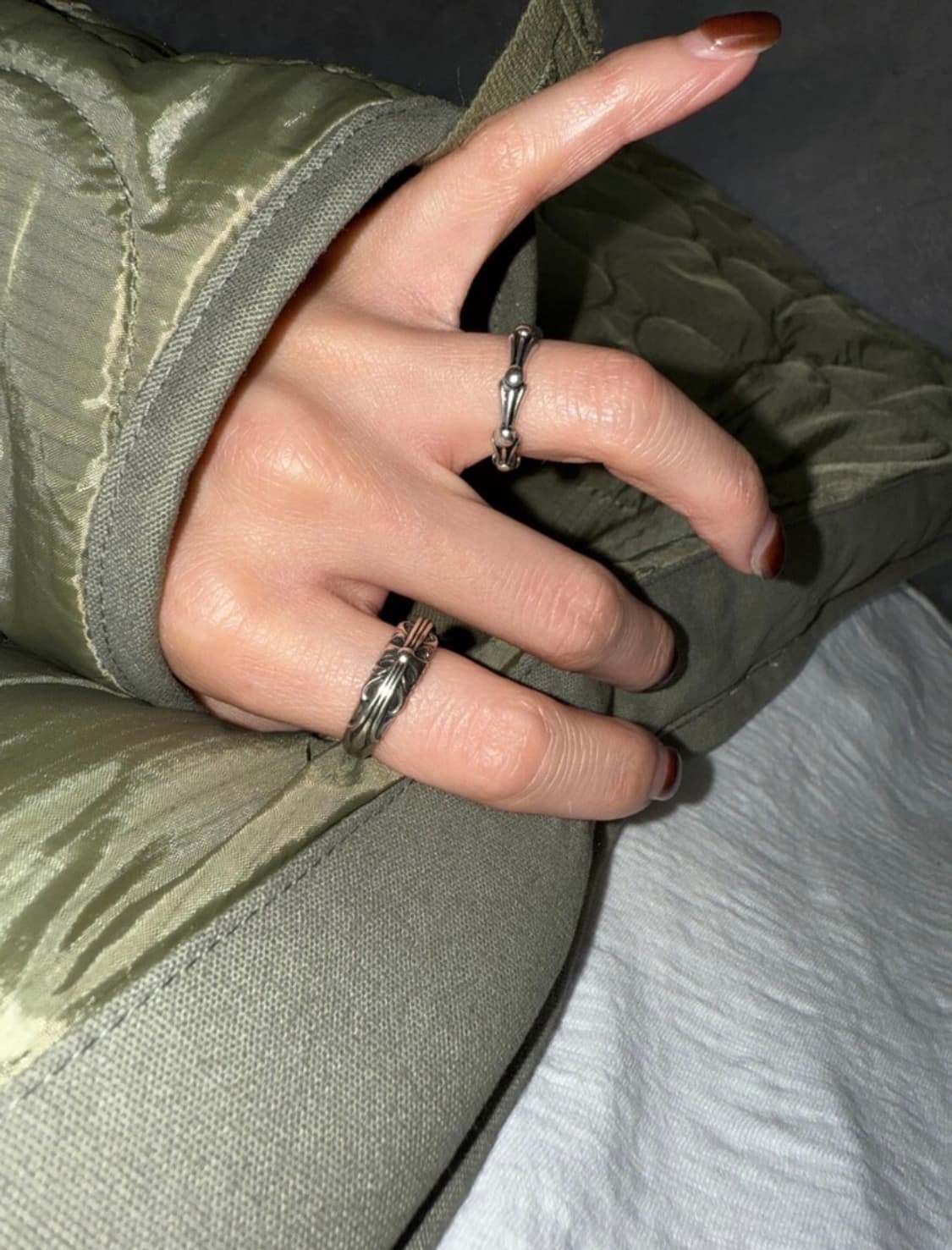 <남녀공용>실버925 오픈링 실버링 은반지 빈티지링 상품이미지7