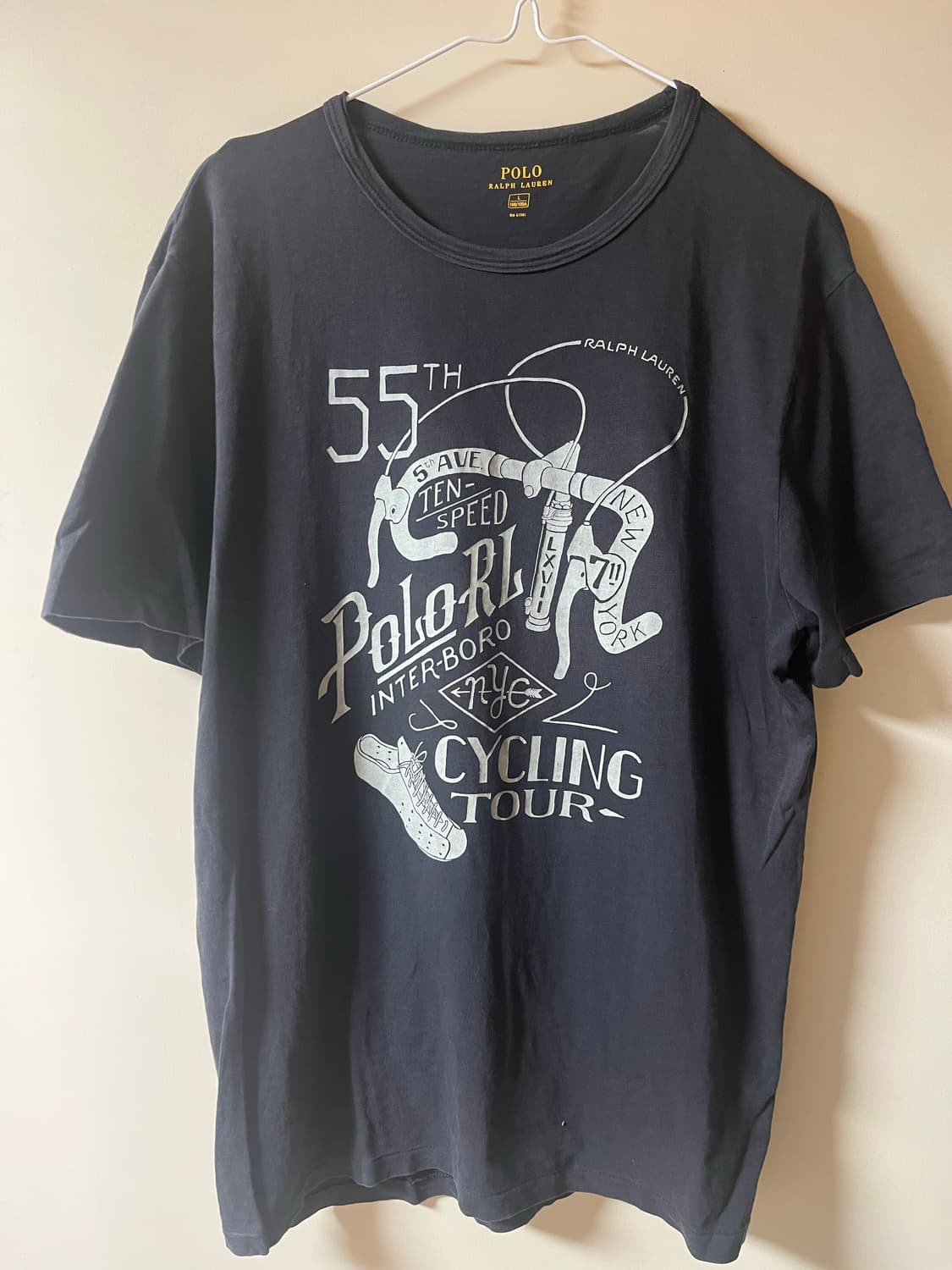 폴로랄프로렌 반팔티셔츠 차콜 L(105) Cycling tour  상품이미지1