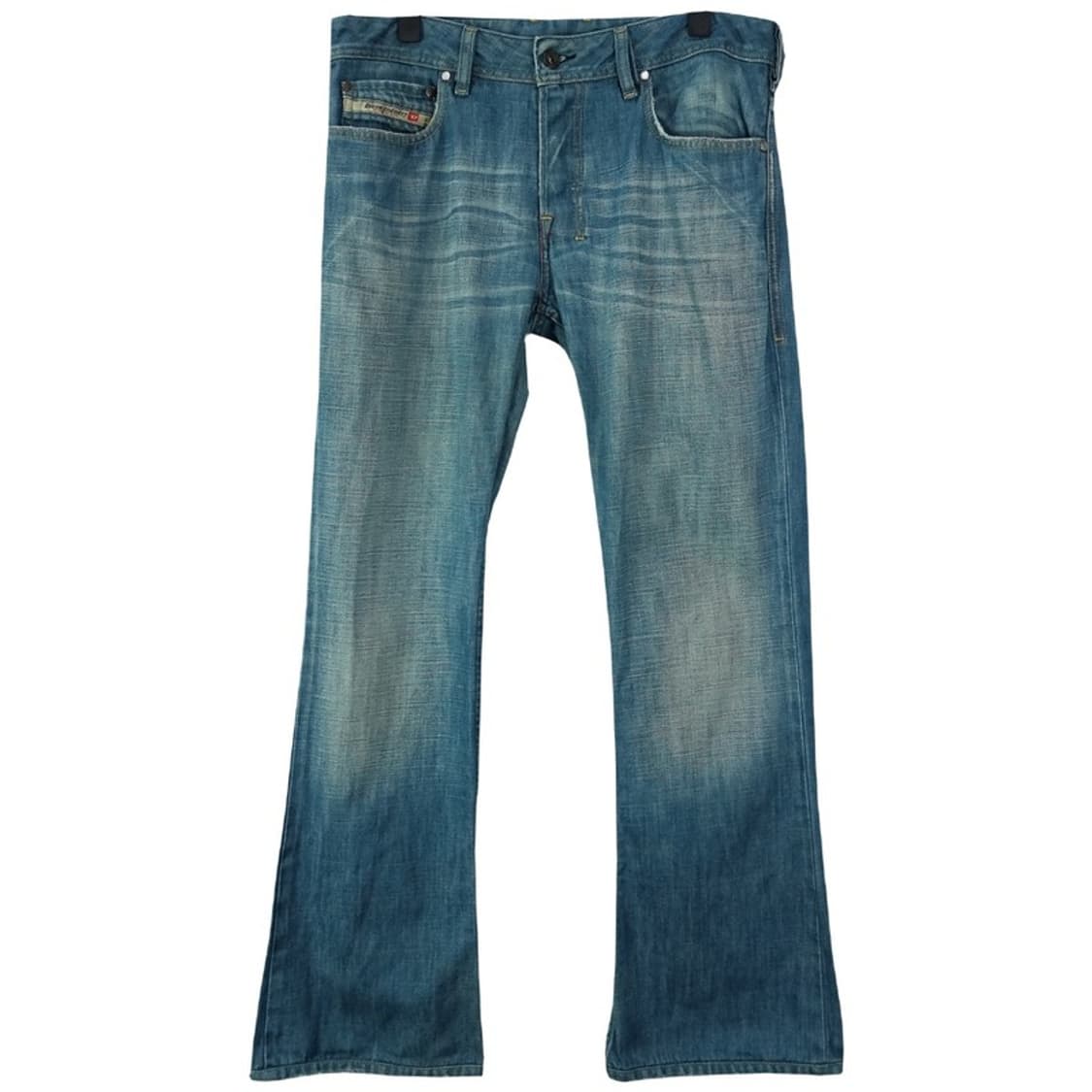 [디젤] 빈티지 워시드 부츠컷 플레어 데님 팬츠 청바지 P01333 상품이미지2