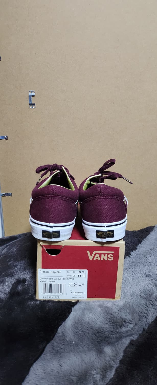 [275] 반스 50주년 한정판 어센틱 프로 버건디 골드 상품이미지3