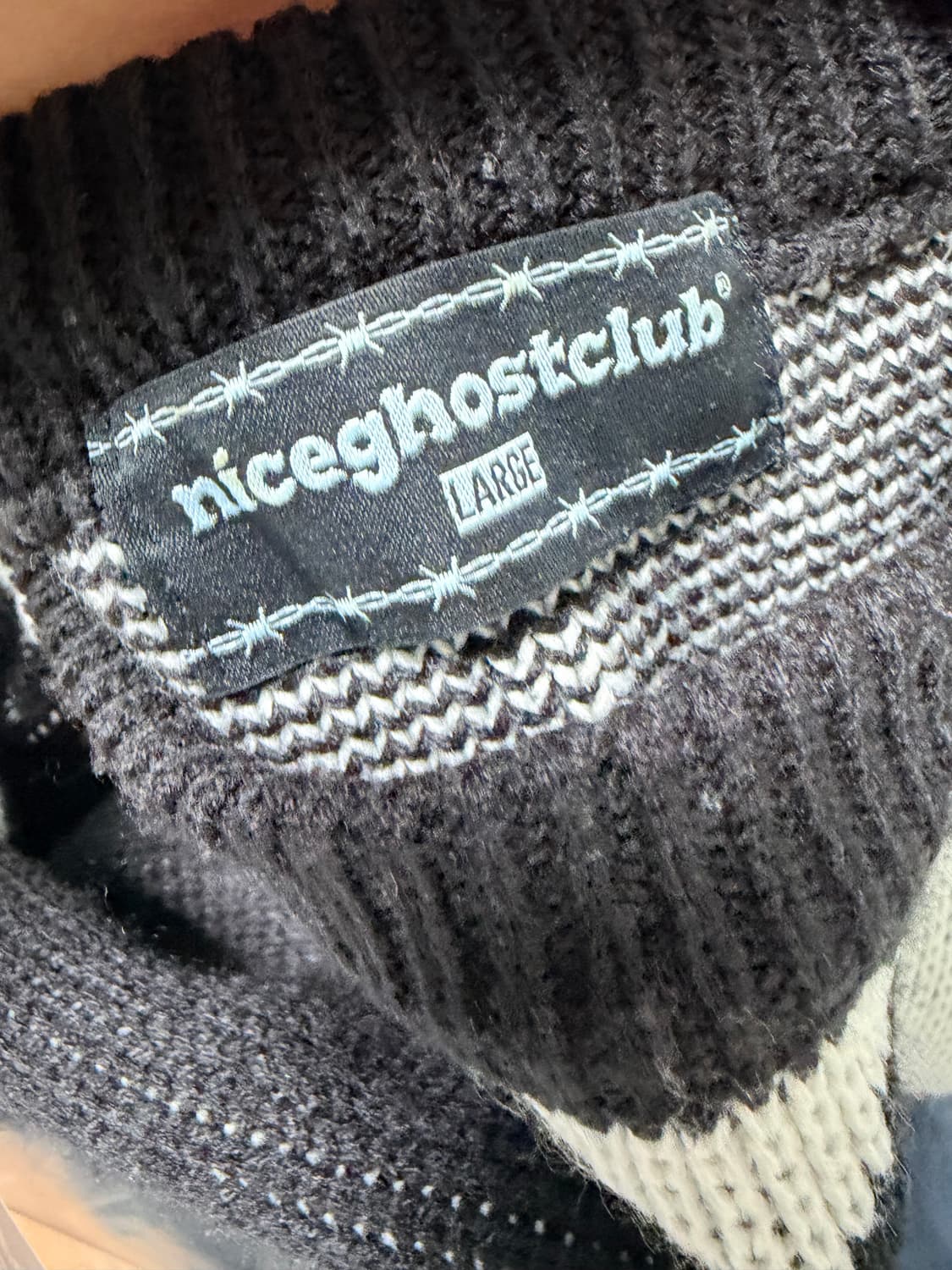 나이스고스트클럽 니트 L 상품이미지2