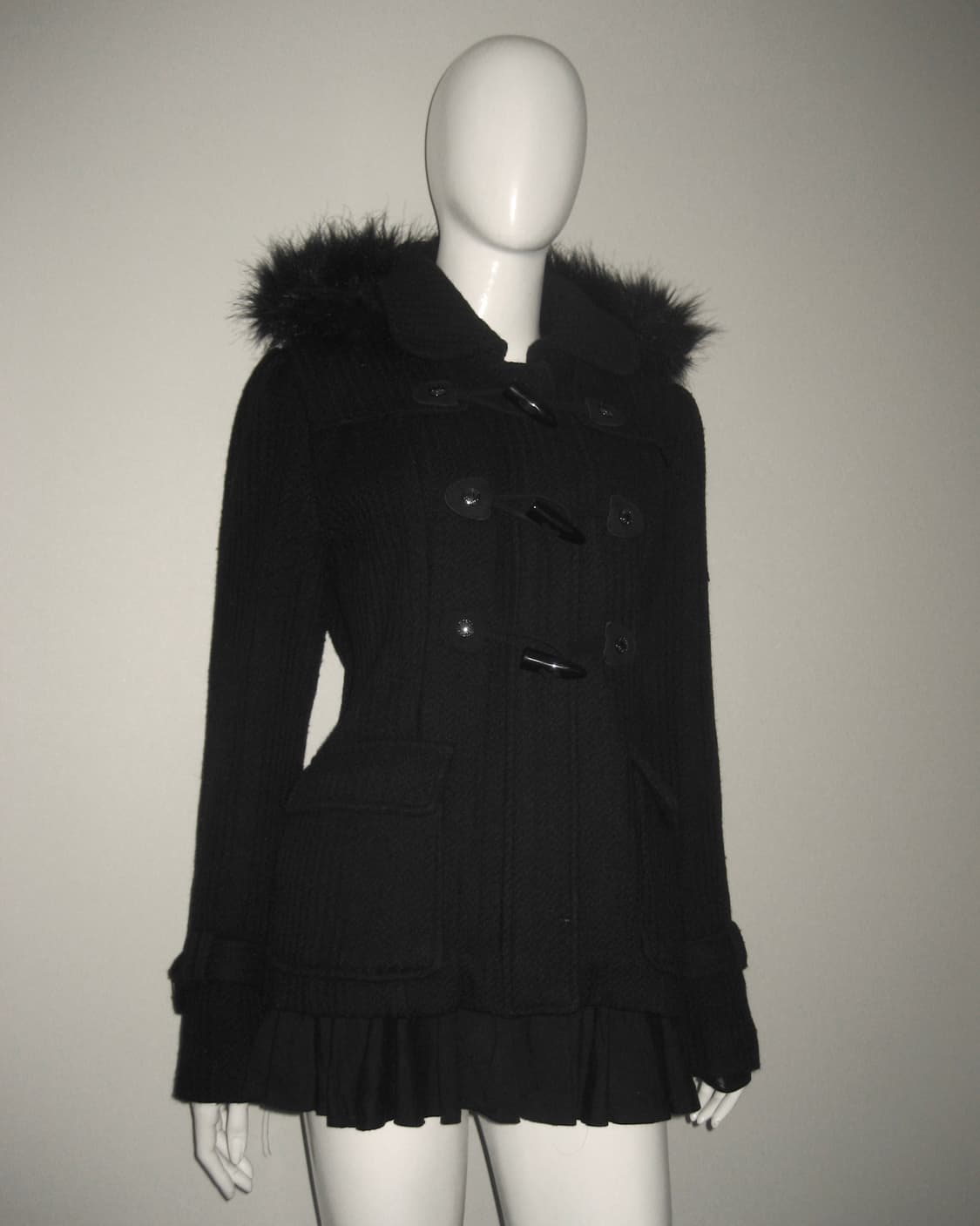 GUESS 게스 퍼 후드 떡볶이 코트 자켓 상품이미지8