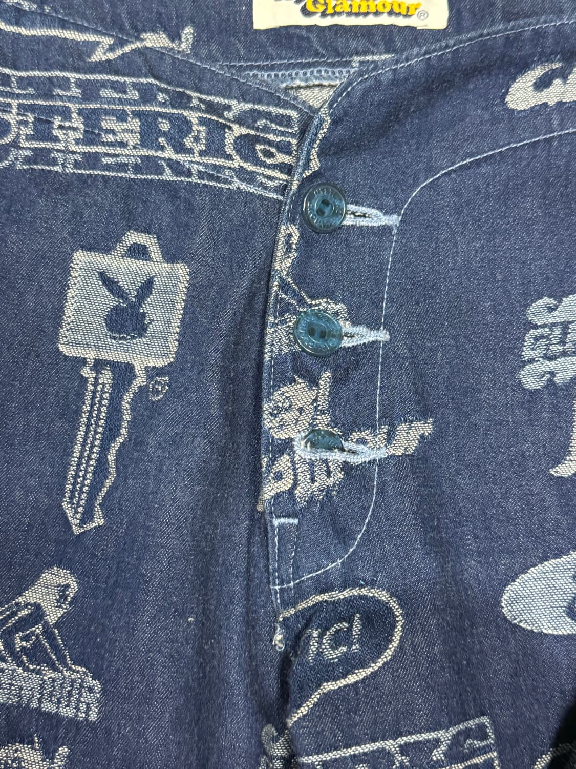 히스테릭 글래머 아카이브 아이코닉 패턴 와이드 데님 청바지  상품이미지3