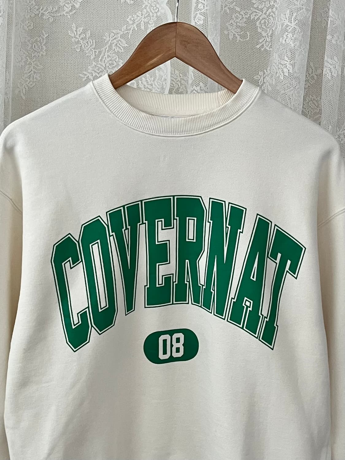 M) 커버낫 맨투맨 아이보리 상품이미지3