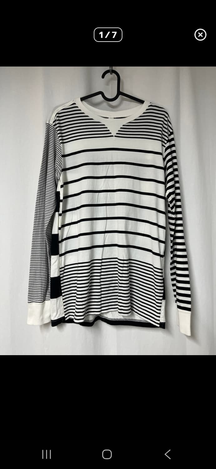 타카히로미야시타 더솔로이스트 21ss 멀티 스트라이프 티 상품이미지1