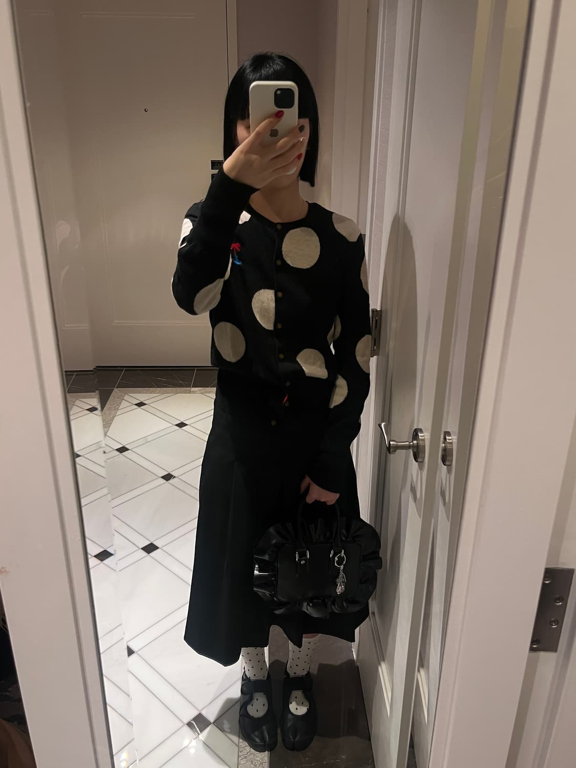 비비안웨스트우드 도트 가디건 상품이미지5