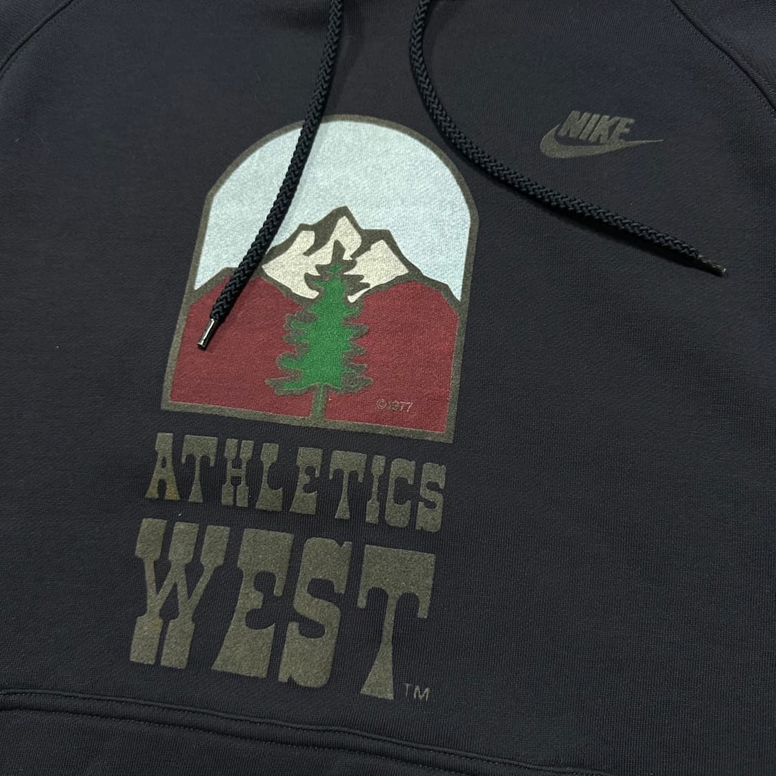 ✨ (만원 빈티지) 나이키 Athletics West 빅로고 후드티 상품이미지3