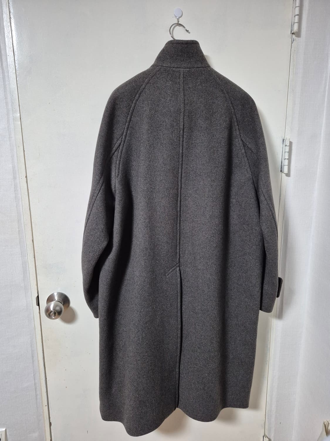 커스텀멜로우 WoolHighneck Coat 코트 브라운 상품이미지6