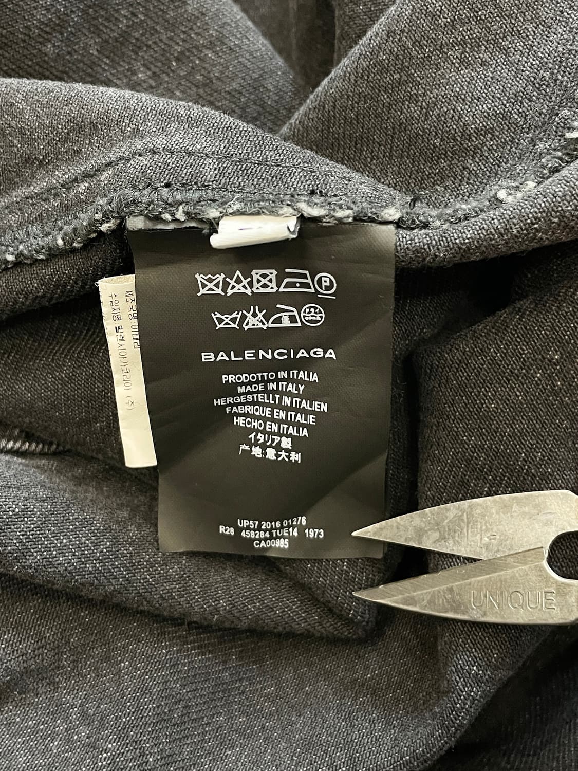 발렌시아가 흑청 랩 원피스 A798 상품이미지8