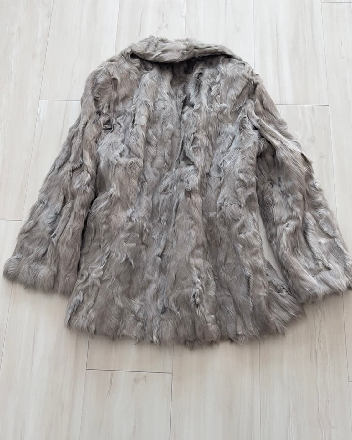 Warm silver fox fur coat 상품이미지8