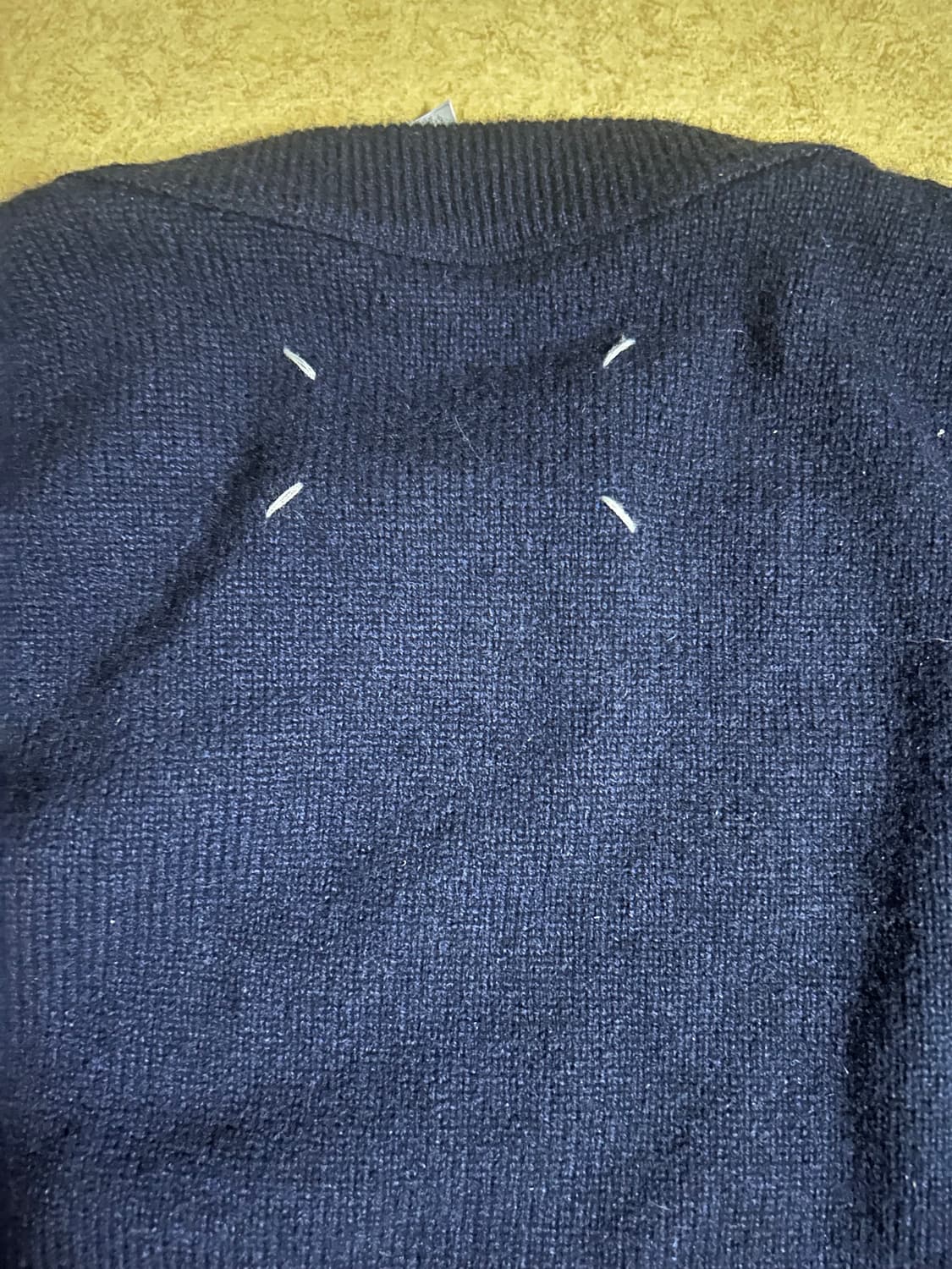 메종 마르지엘라 캐시미어 니트 네이비 상품이미지2