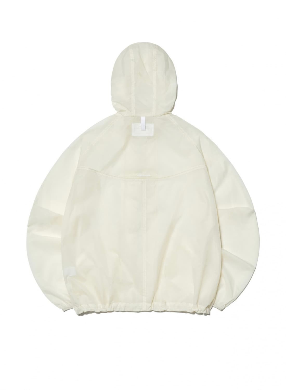 TRANSLUCENT HOODED JACKET - SAND YELLOW 상품이미지5