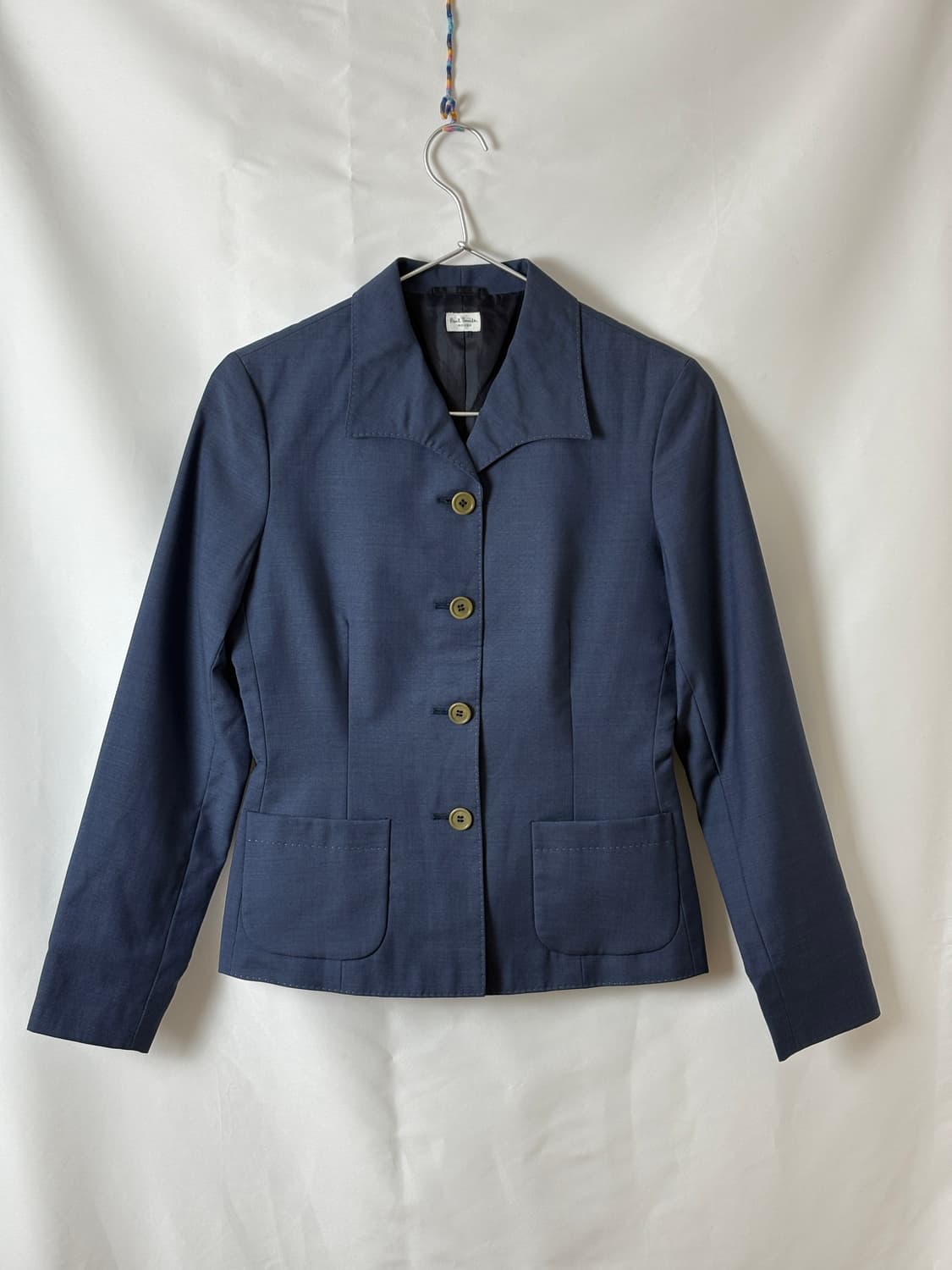 워시드 네이비 스티치 자켓 상품이미지5