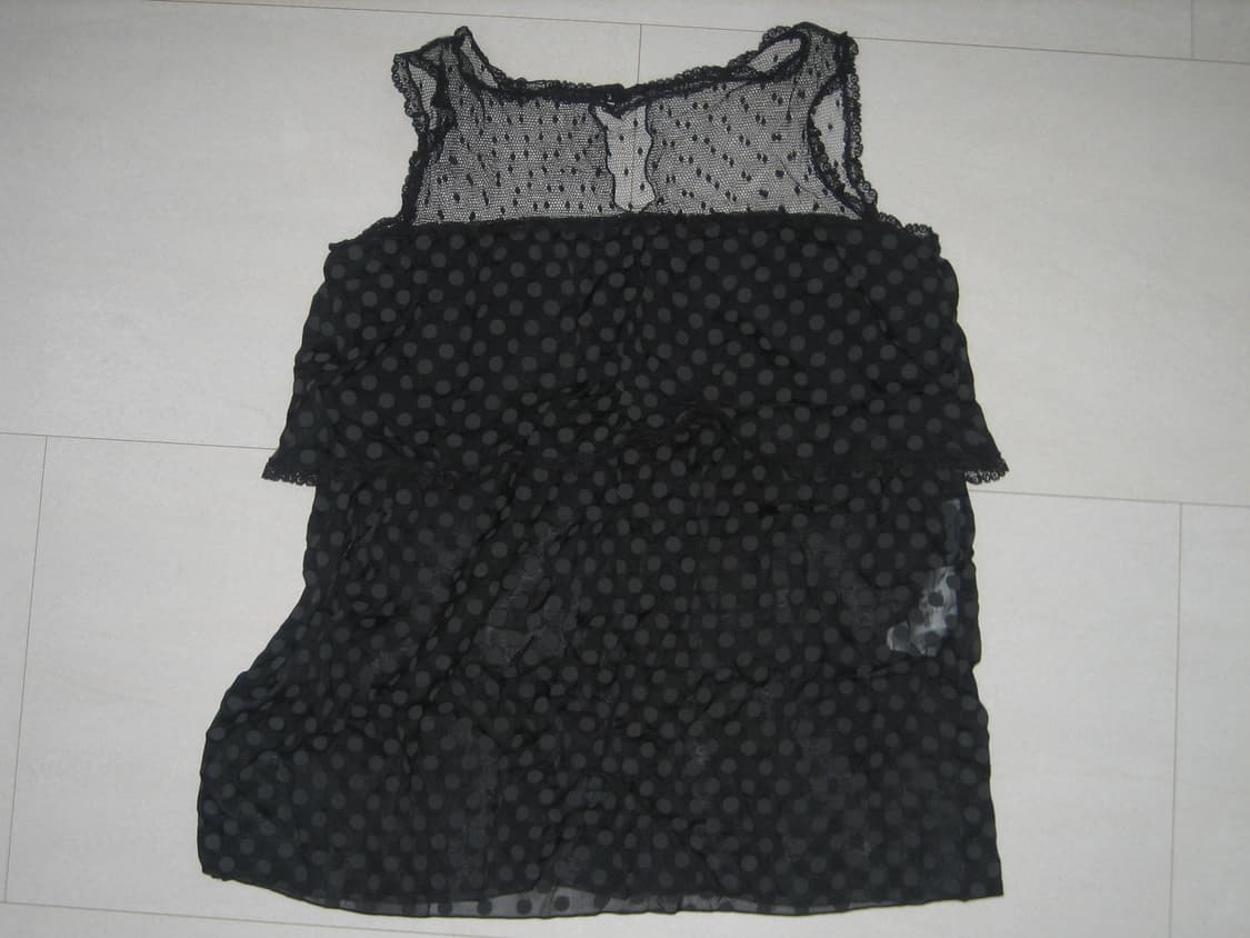 레드 발렌티노 도트 슬리브리스 상품이미지1